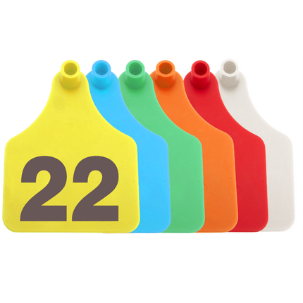 Numbered IVS Ear Tags/X-LARGE (BAG/25)