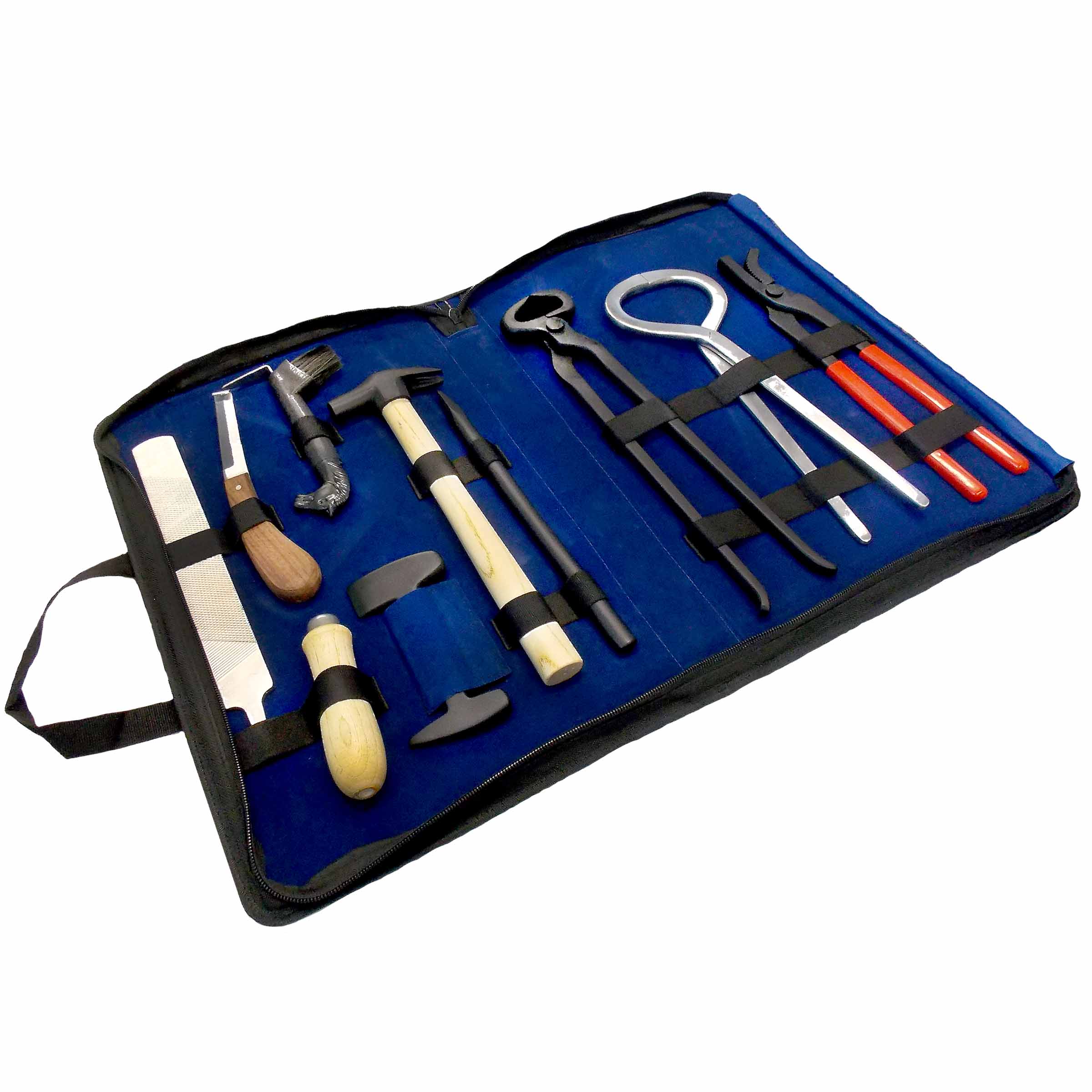 10-Piece Professional Farrier Tool Kit w/ Bag