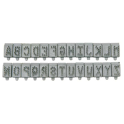 Set di cifre A-Z da 5/16˝ per pinze per tatuaggi