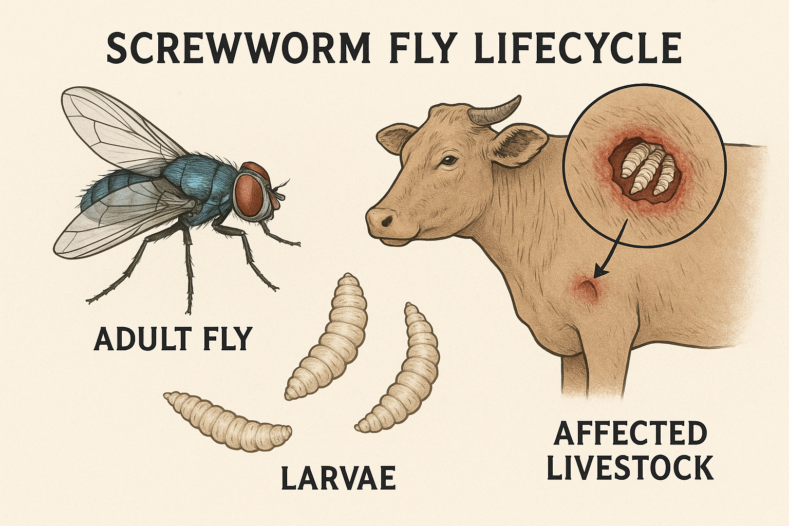 The Threat of Screwworm in Animal Health: A Growing Crisis in 2025