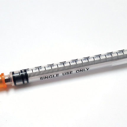 1 ML Luer Slip Syringe with 25 x 5/8" needle  (Box/100)
