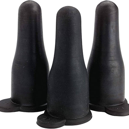 Soda Bottle Lamb Nipple [Black], 6 PK