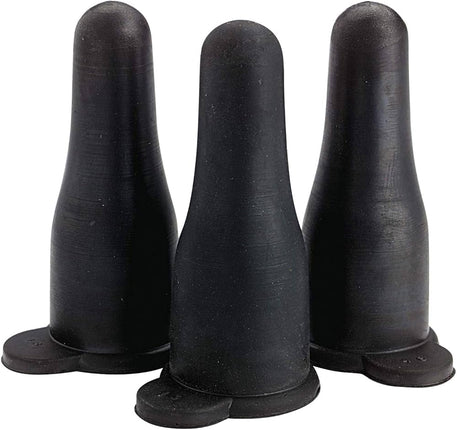 Soda Bottle Lamb Nipple [Black], 6 PK