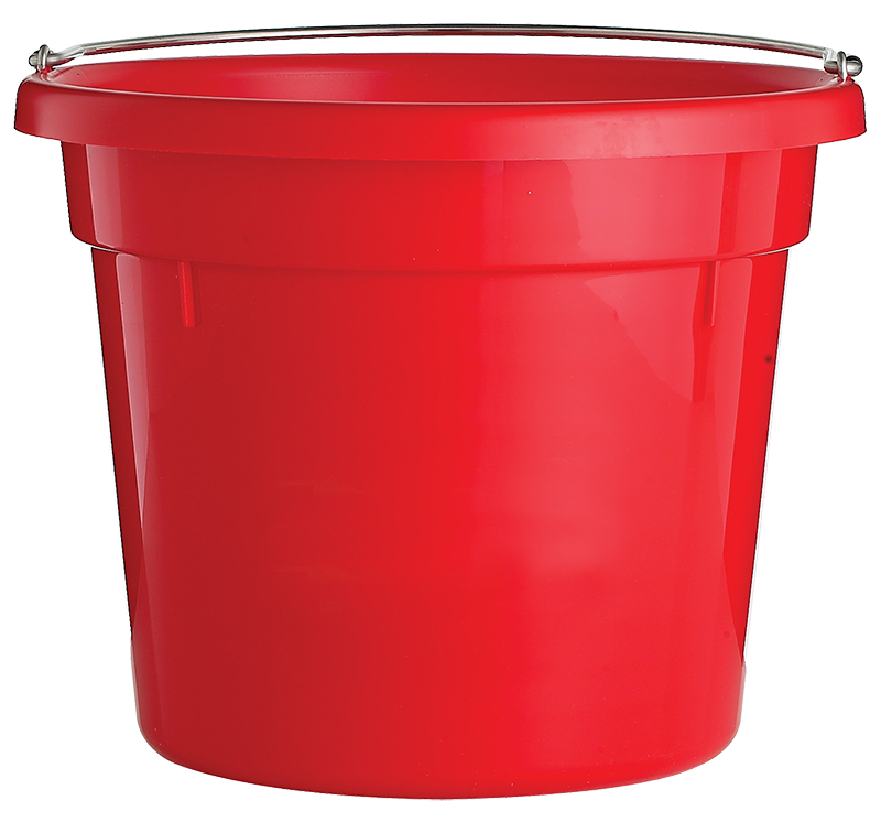 10 QT Round Utility Bucket Red