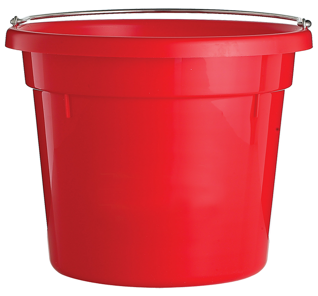 All-purpose high-quality plastic utility bucket. 10 quart capacity with steel handle.