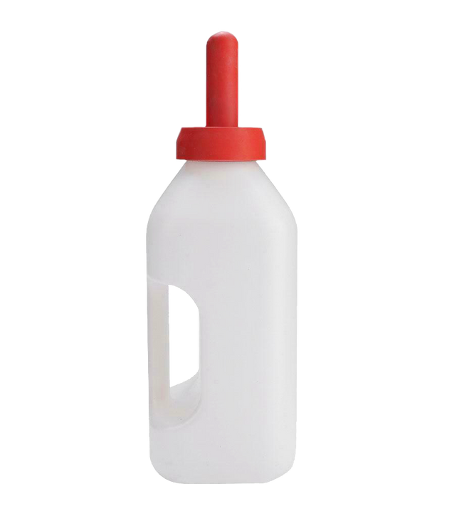 2Qt Calf Nursing Bottle W/Snap On Nipple & Handle