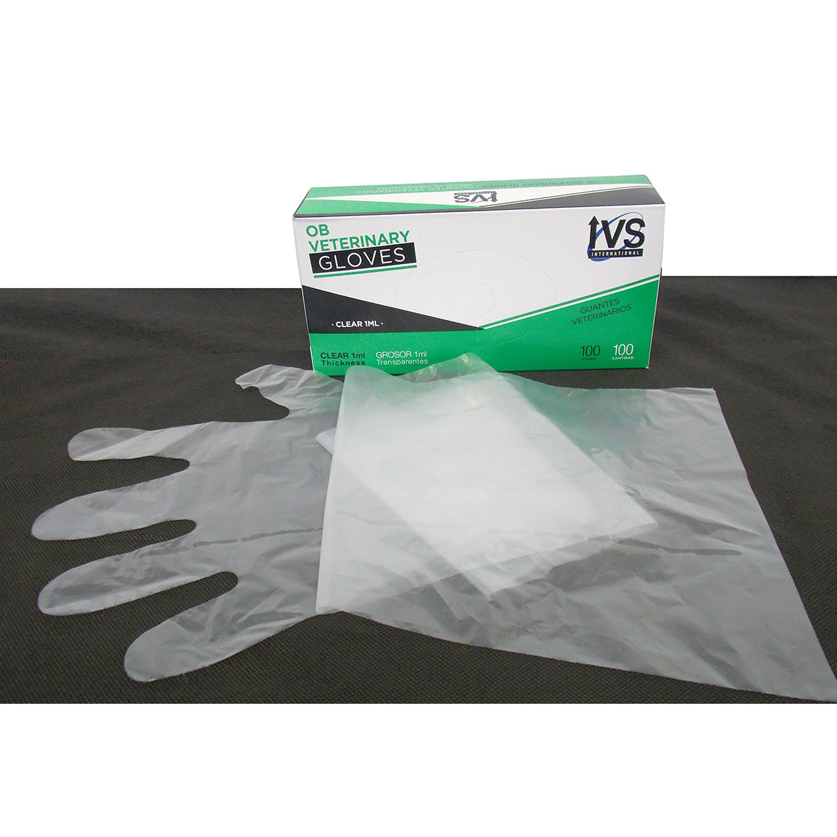 Clear Shoulder-Length OB Glove 1ML (Box of 100)