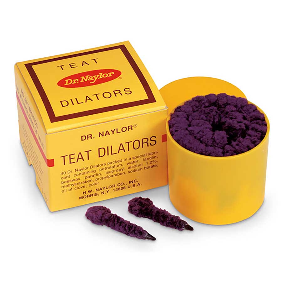 Dr. Naylor's Teat Dilators, QTY 40