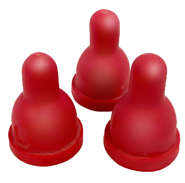 Red Rubber Lamb Nipple for Lamb Feeder Bucket 3-Pack