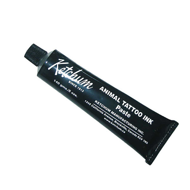 Pasta negra para tatuar, Tubo de 5 oz