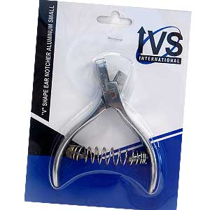 "V" Shape Ear Notchers - Aluminum